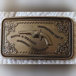 VTG 1980 Silver S&W Buckle